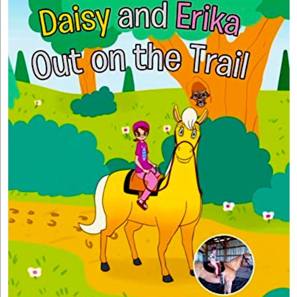 Daisy and Erika out on the Trail